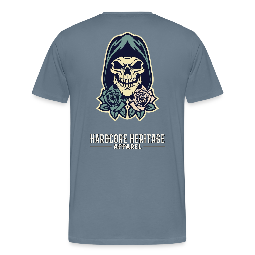 American Traditional Reaper Tee - steel blue