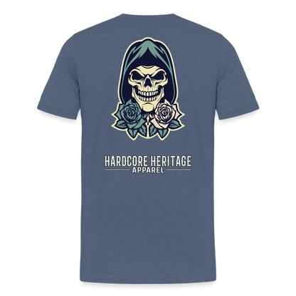 American Traditional Reaper Tee - heather blue