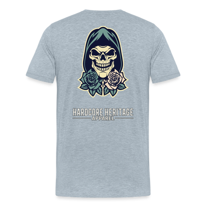 American Traditional Reaper Tee - heather ice blue