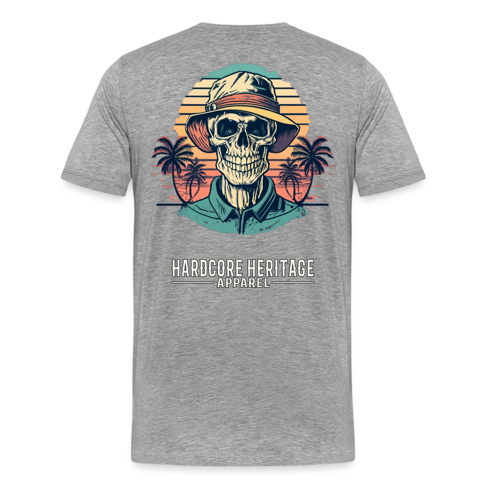 Island Retreat Tee - heather gray