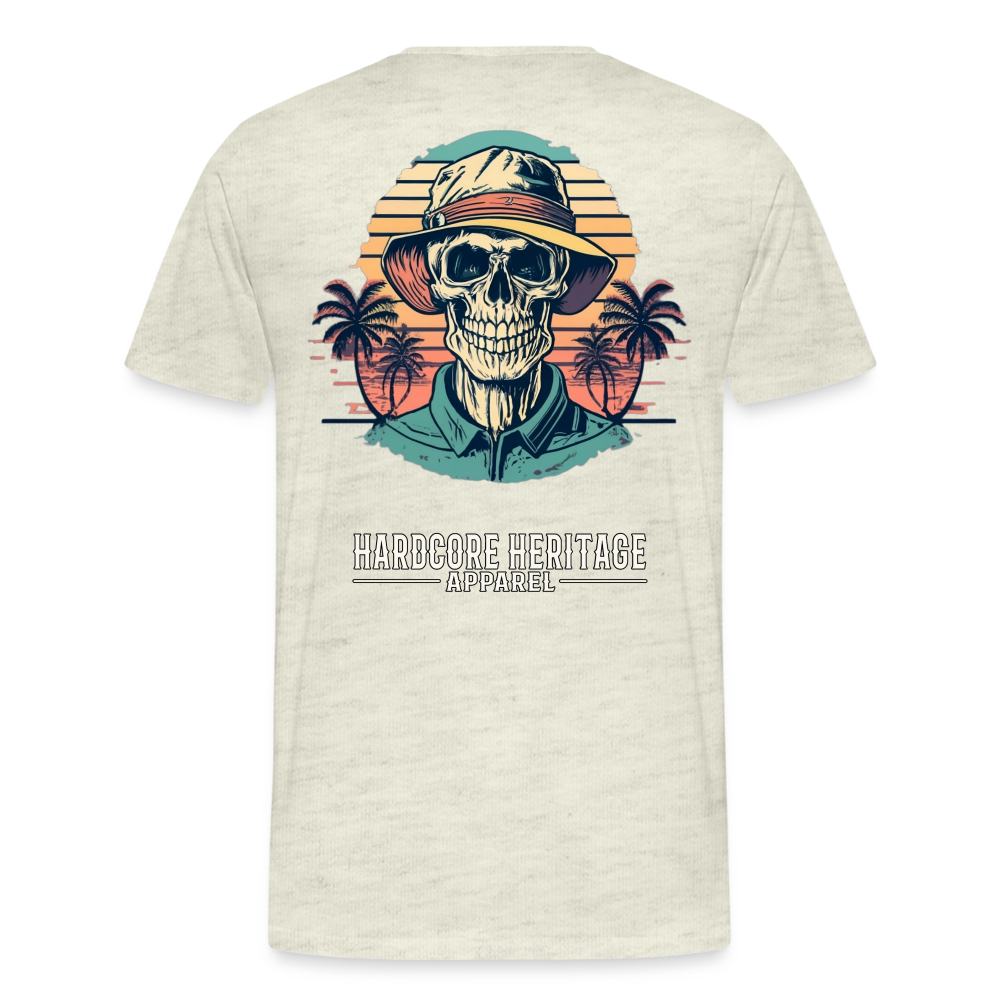 Island Retreat Tee - heather oatmeal