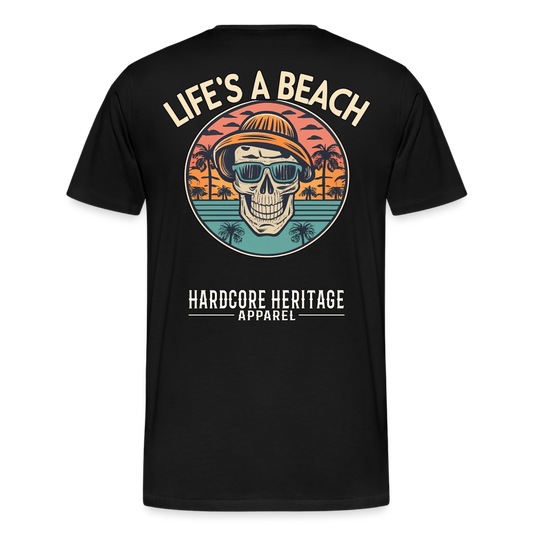 Life's a Beach v2 Tee - black