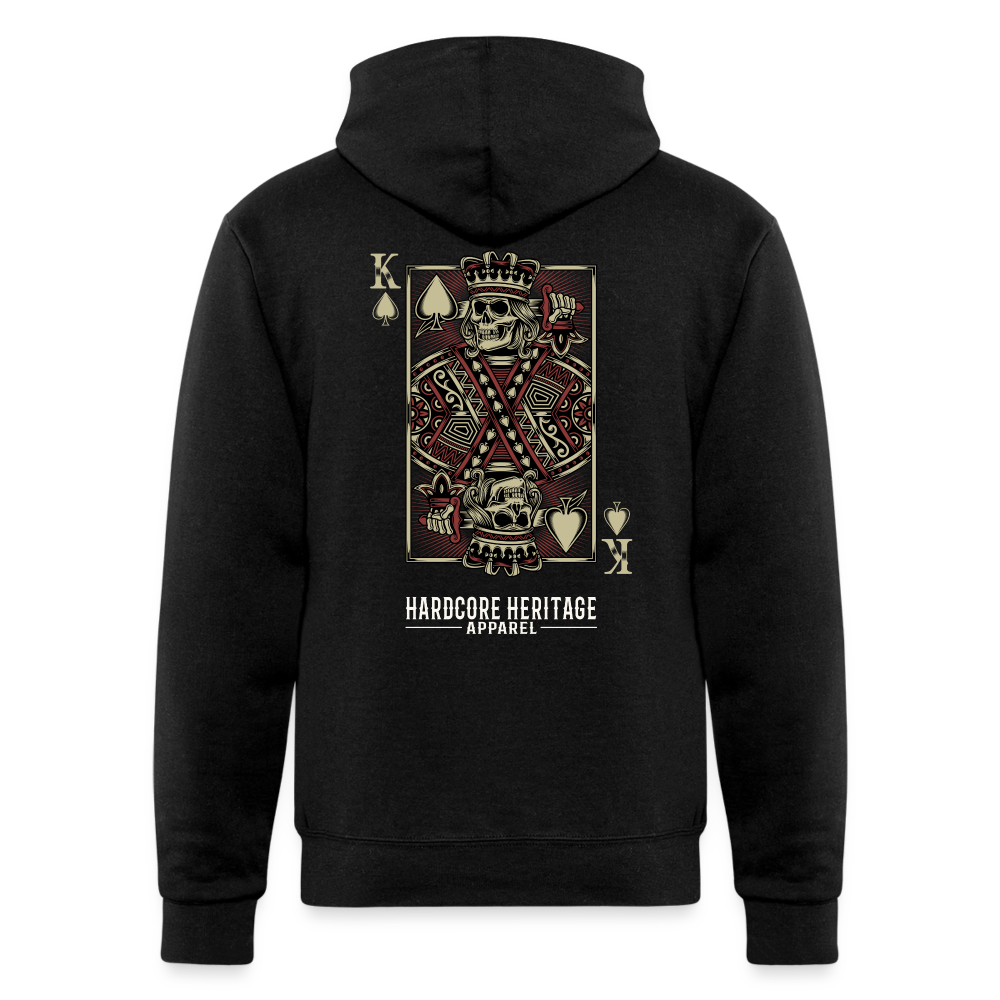 King of Hearts Powerblend Hoodie - black