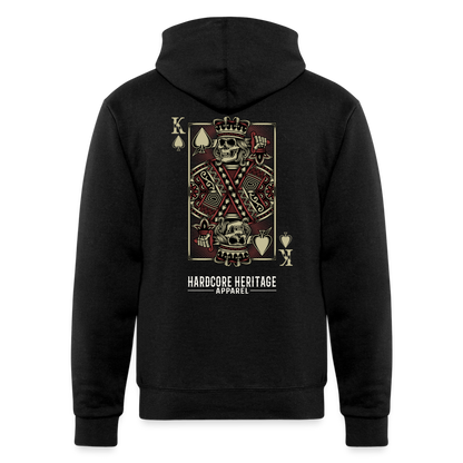 King of Hearts Powerblend Hoodie - black